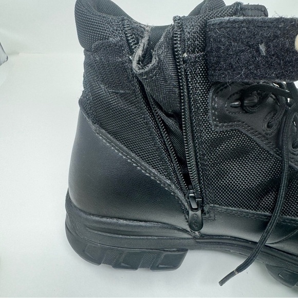 Bates Black Military Tactical Combat Style Leather Boots 8\